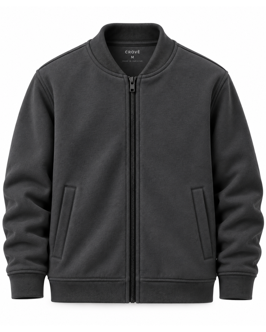 Zipper Fleece - Grey