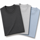 Pack of 3 Essential Charcoal/Heather Grey/Icy Blue