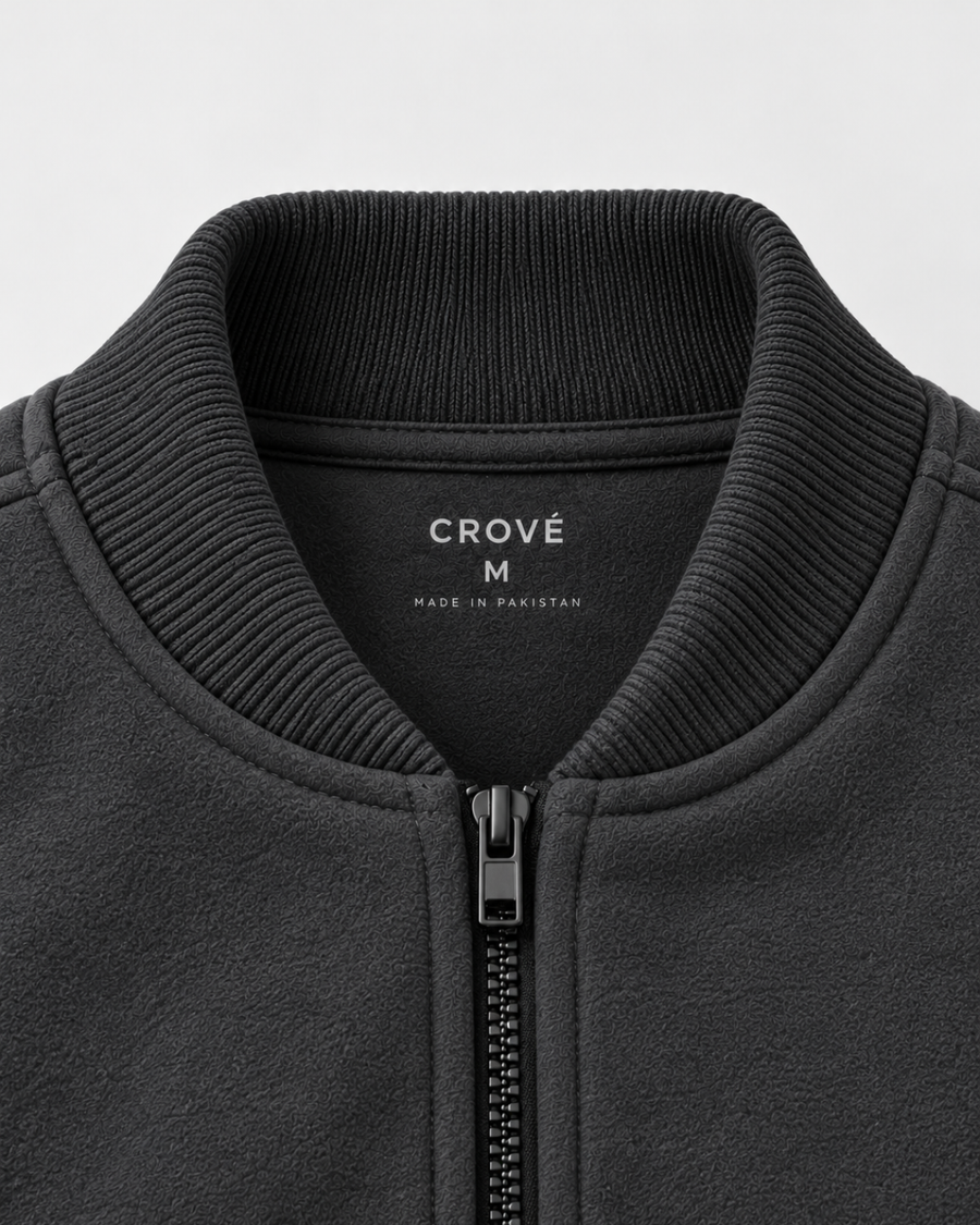 Zipper Fleece - Grey
