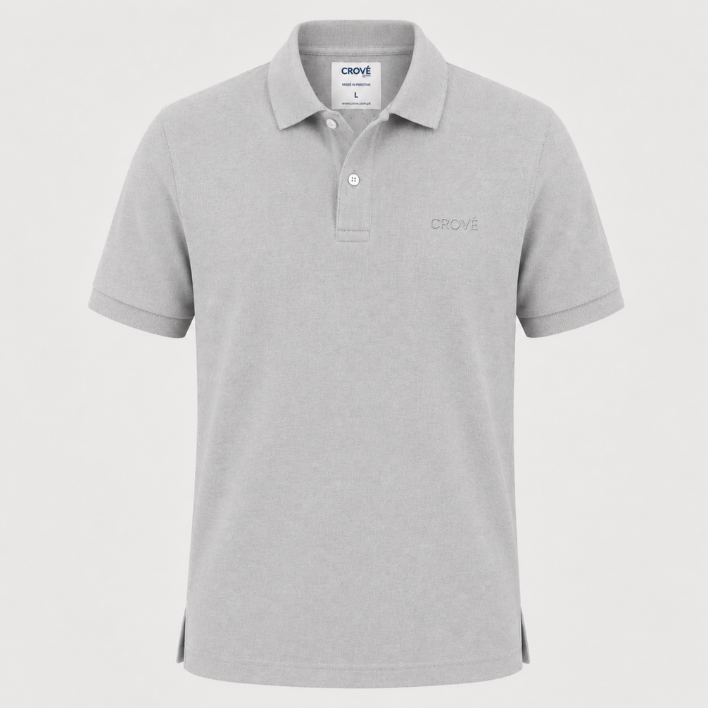 Signature Polo - Heather Grey