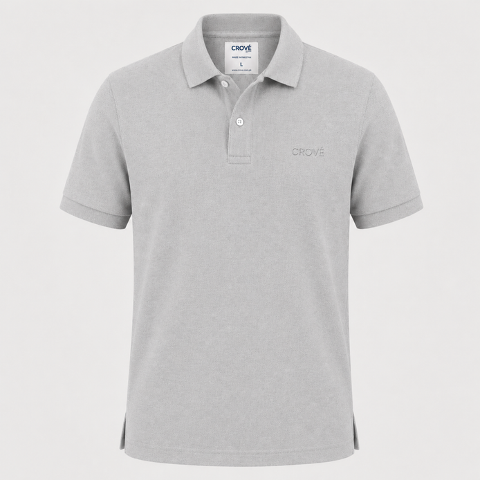 Signature Polo - Heather Grey