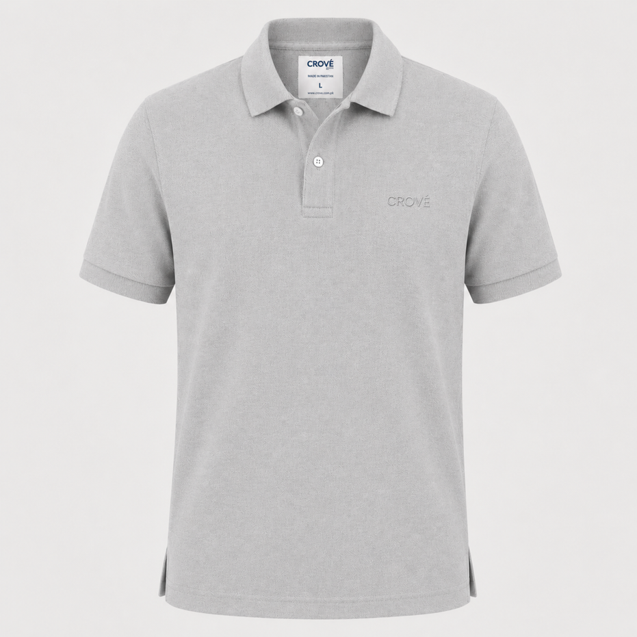 Signature Polo - Heather Grey