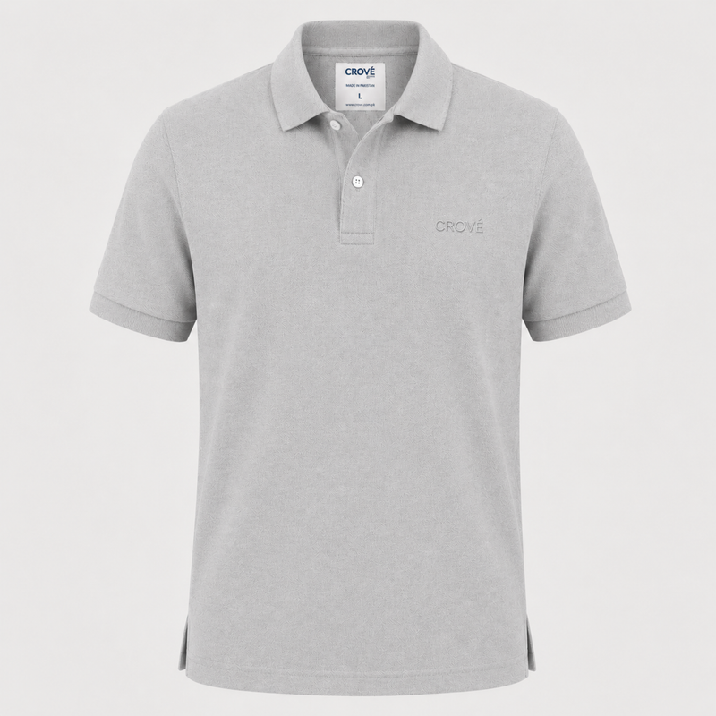Signature Polo - Heather Grey