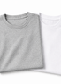 Pack of 2 Essential Heather Grey/White