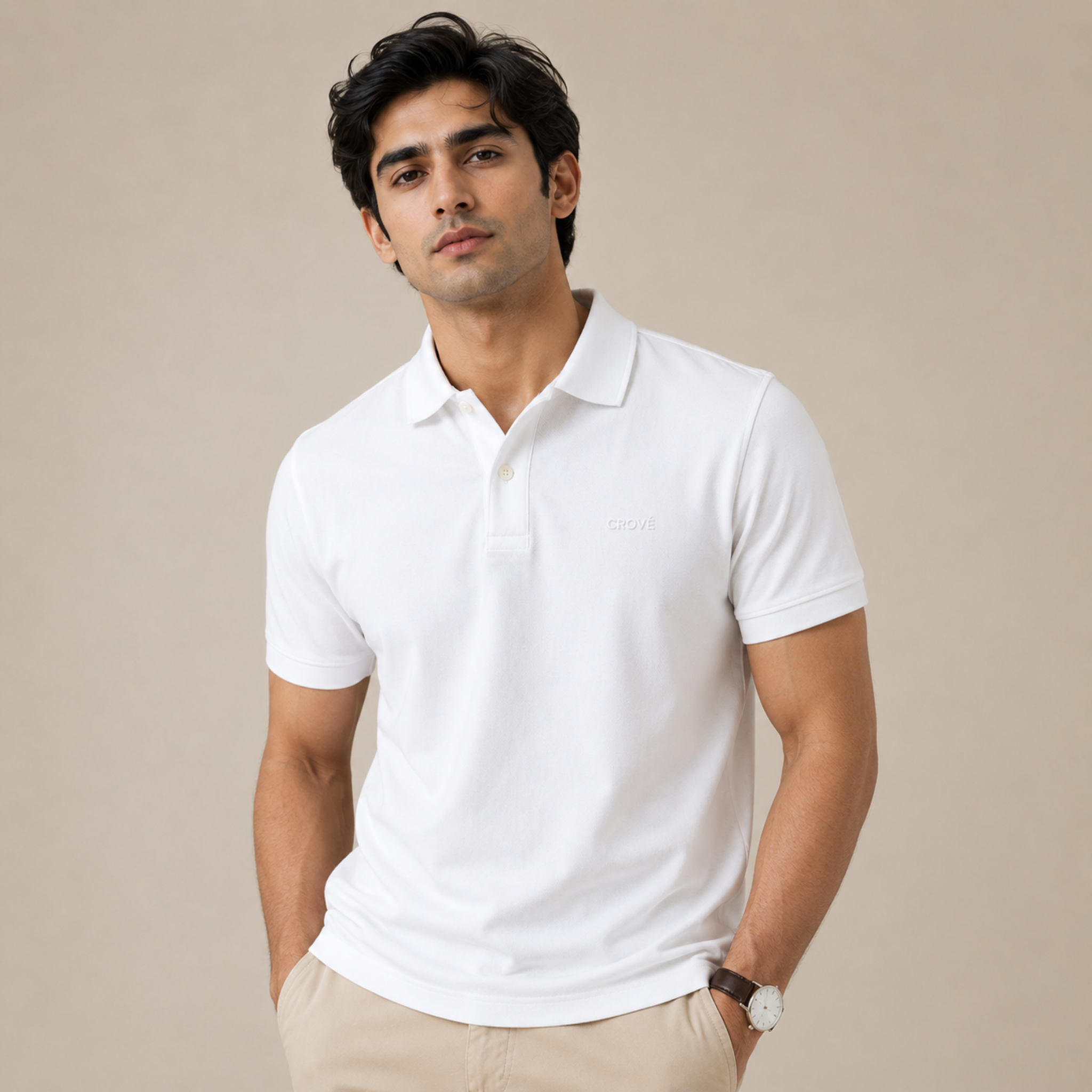 Signature Polo - White