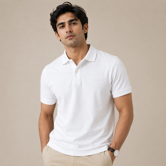 Signature Polo - White
