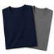 Pack of 2 Essential Charcoal/Navy Blue