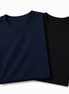 Pack of 2 Essential Navy/Black