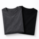 Pack of 2 Essential Charcoal/Black