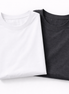Pack of 2 Essential White/Charcoal