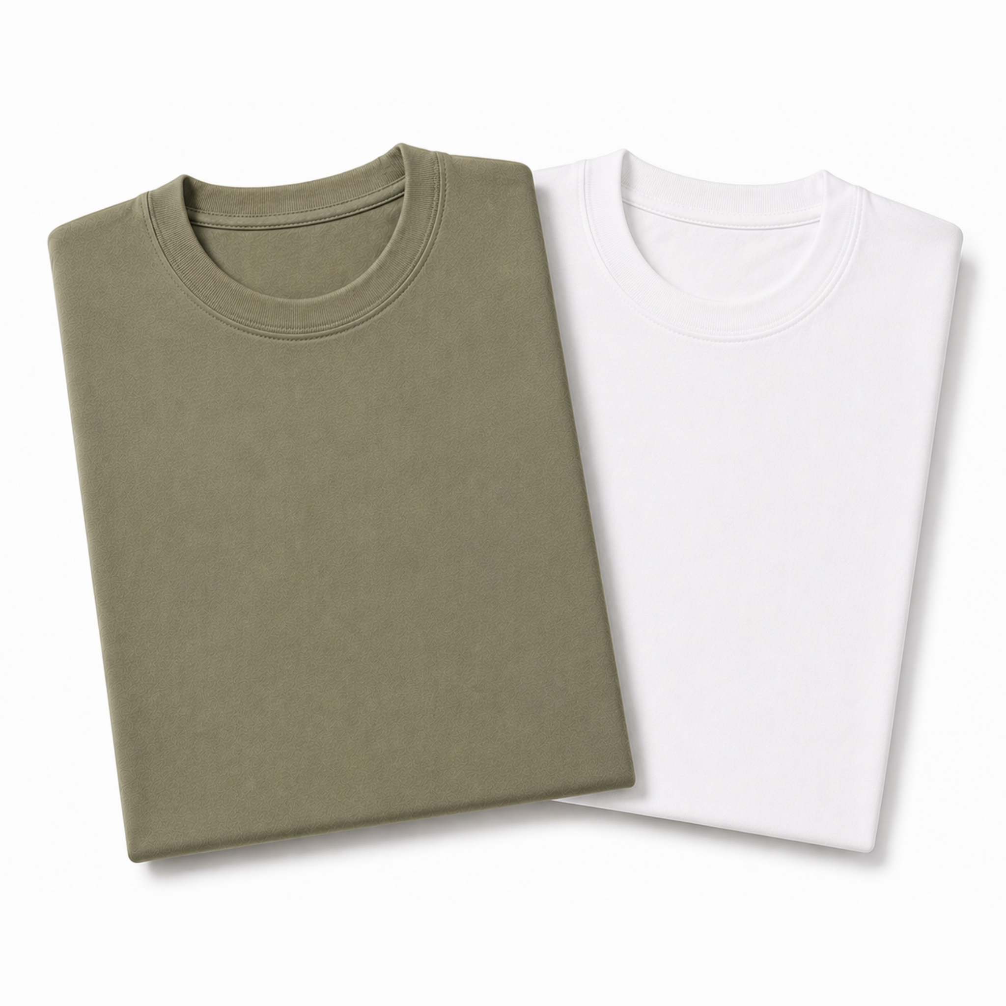 Pack of 2 Essential Sage Green/White