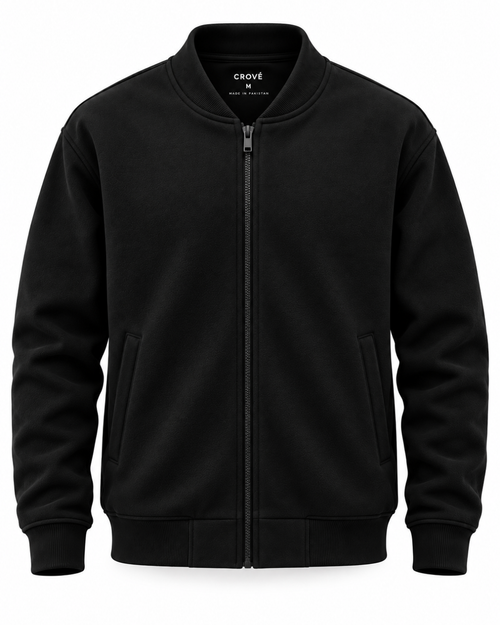 Zipper Fleece - Black