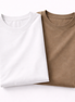 Pack of 2 Essential Stone Beige/White