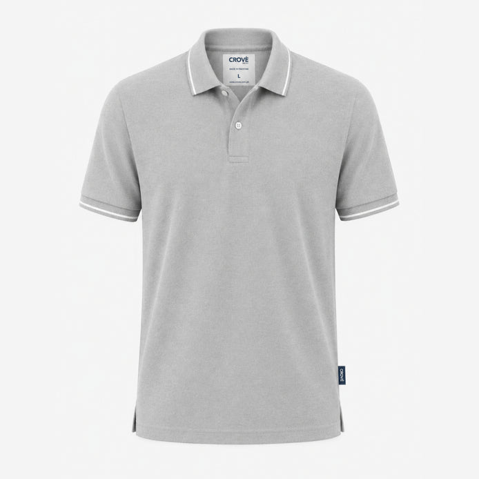 Core Polo – Heather Grey