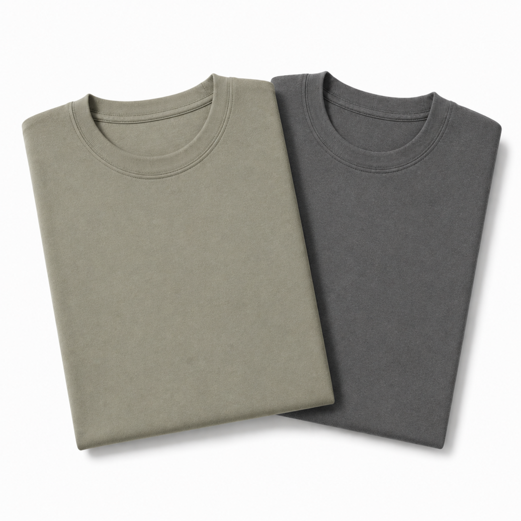 Pack of 2 Essential Sage Green/Charcoal