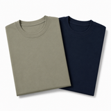 Pack of 2 Essential Sage Green/Navy Blue