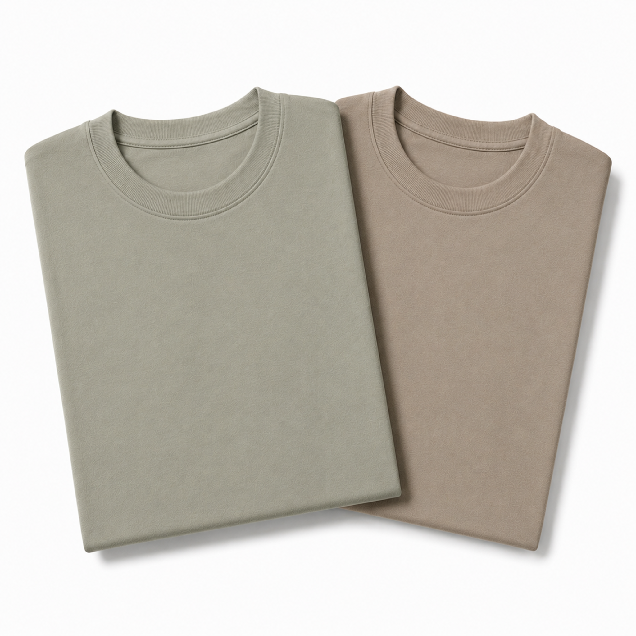 Pack of 2 Essential Sage Green/Stone Beige