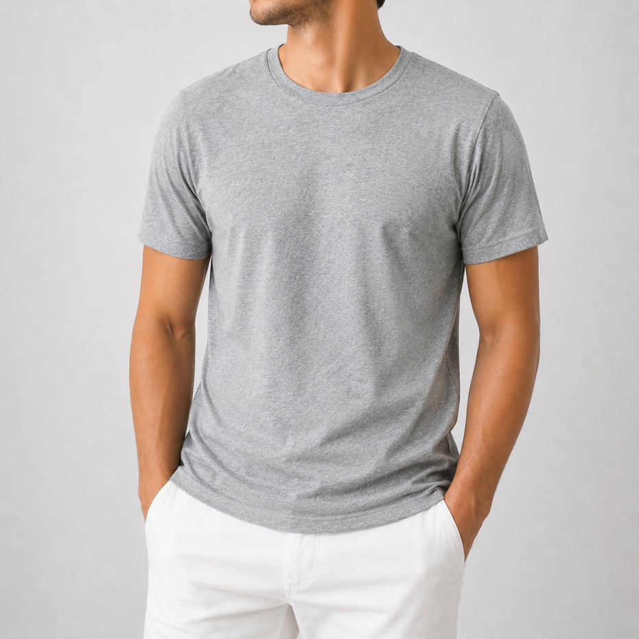 Essential Slim Fit - Heather Grey