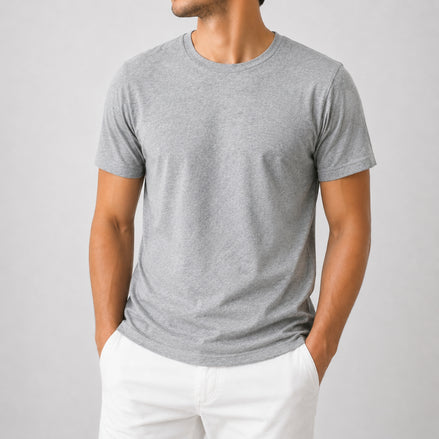 Essential Slim Fit - Heather Grey