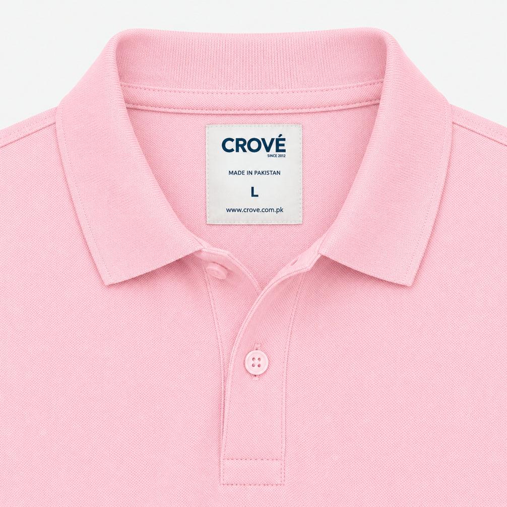 Core Polo – Soft Pink