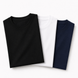 Pack of 3 Essential Black/White/Navy Blue