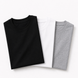Pack of 3 Essential Black/White/Heather Grey