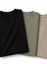 Pack of 3 Essential Black/Sage Green/Stone Beige