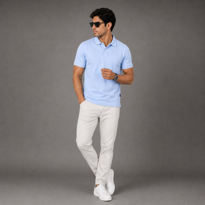 Core Polo – Ice Blue