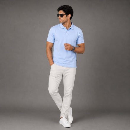 Core Polo – Ice Blue