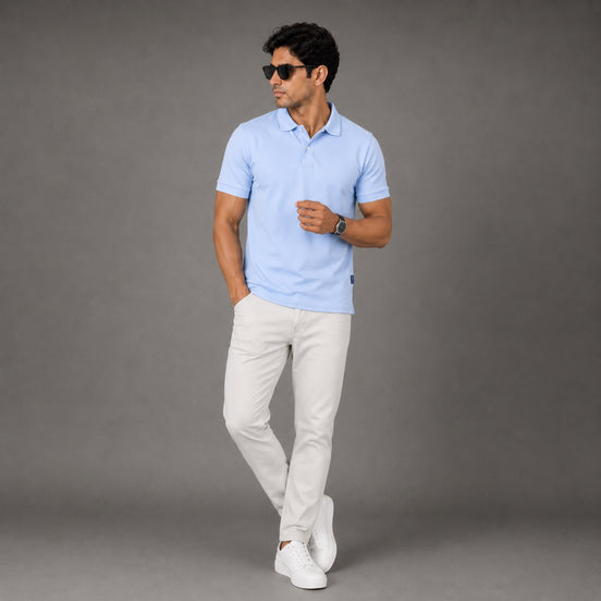 Core Polo – Ice Blue