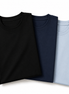 Pack of 3 Essential Black/Navy Blue/Icy Blue