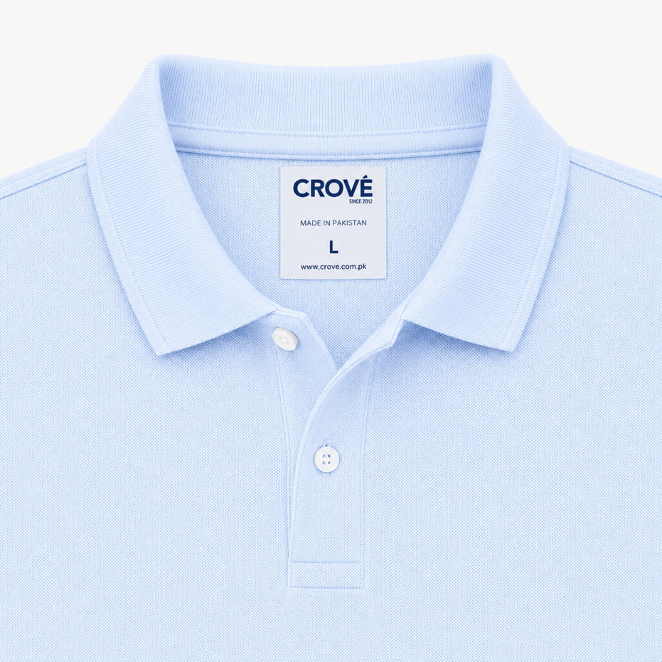 Core Polo – Ice Blue