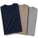 Pack of 3 Essential Navy Blue/Stone Beige/Heather Grey