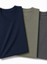 Pack of 3 Essential Sage Green/Navy Blue/Charcoal