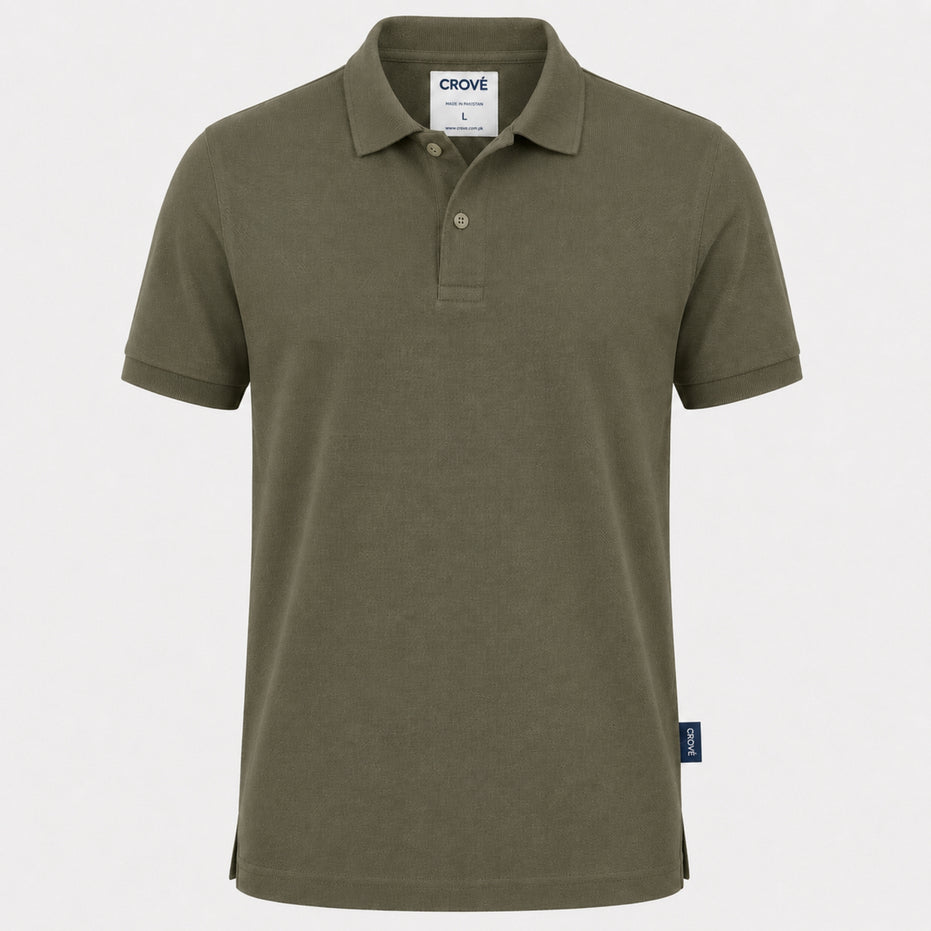 Core Polo – Army Olive