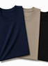 Pack of 3 Essential Navy Blue/Stone Beige/Black