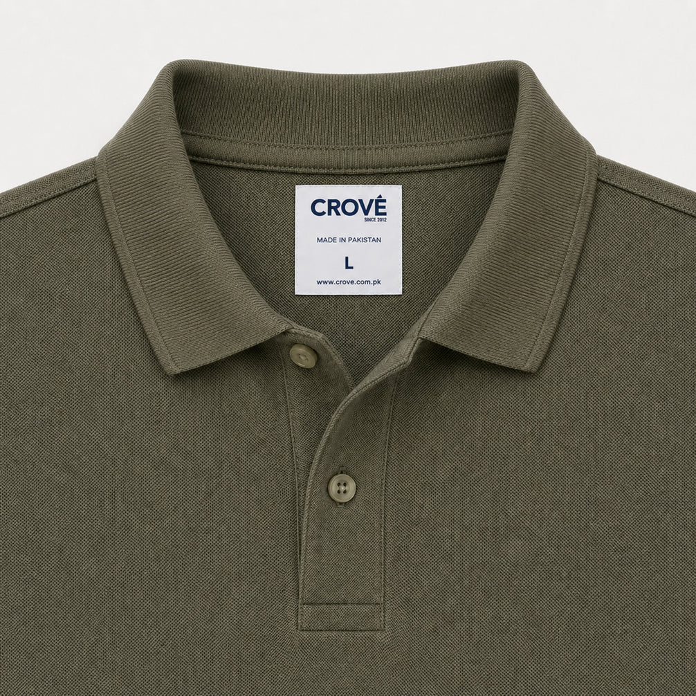 Core Polo – Army Olive