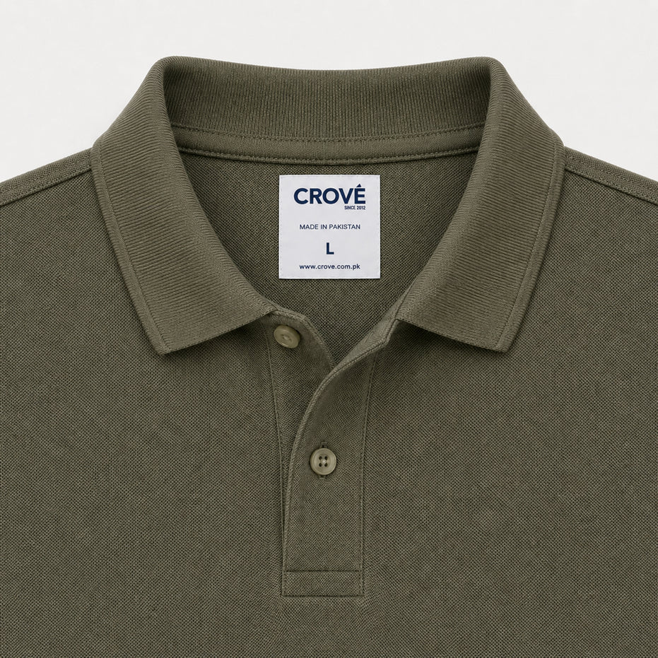 Core Polo – Army Olive