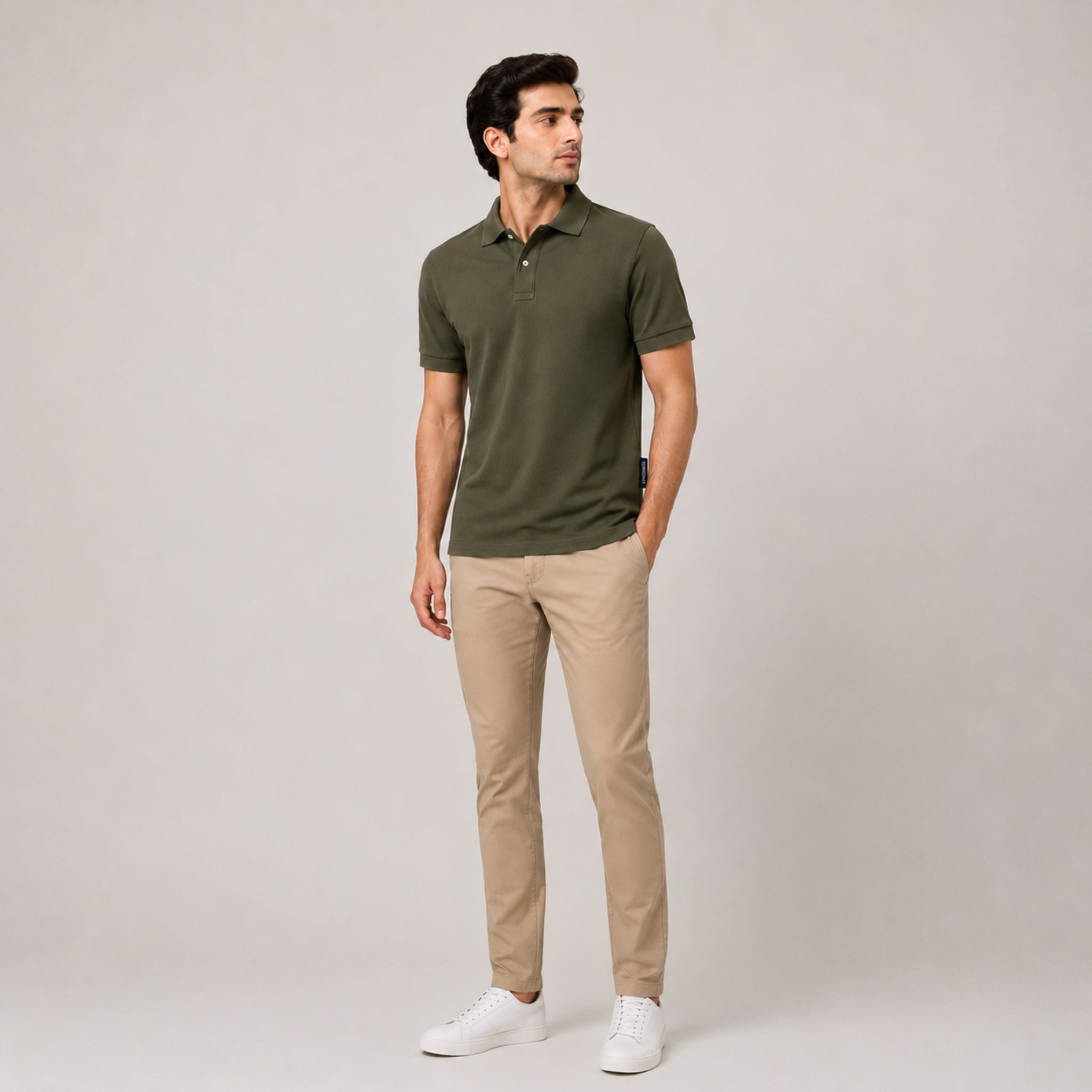 Core Polo – Army Olive