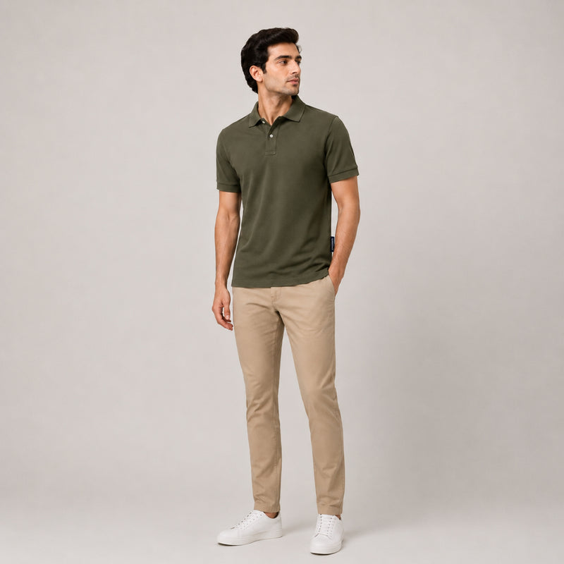 Core Polo – Army Olive