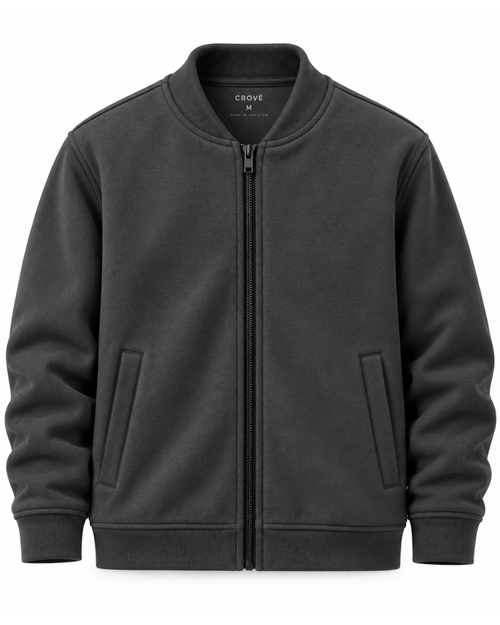 Zipper Fleece - Grey