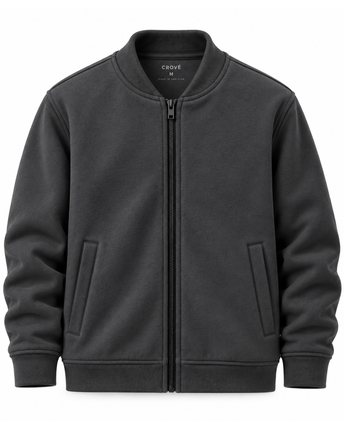Zipper Fleece - Grey