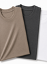 Pack of 3 Essential Stone beige/ Charcoal /White