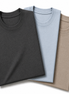 Pack of 3 Essential Charcoal/Icy Blue/Stone Beige