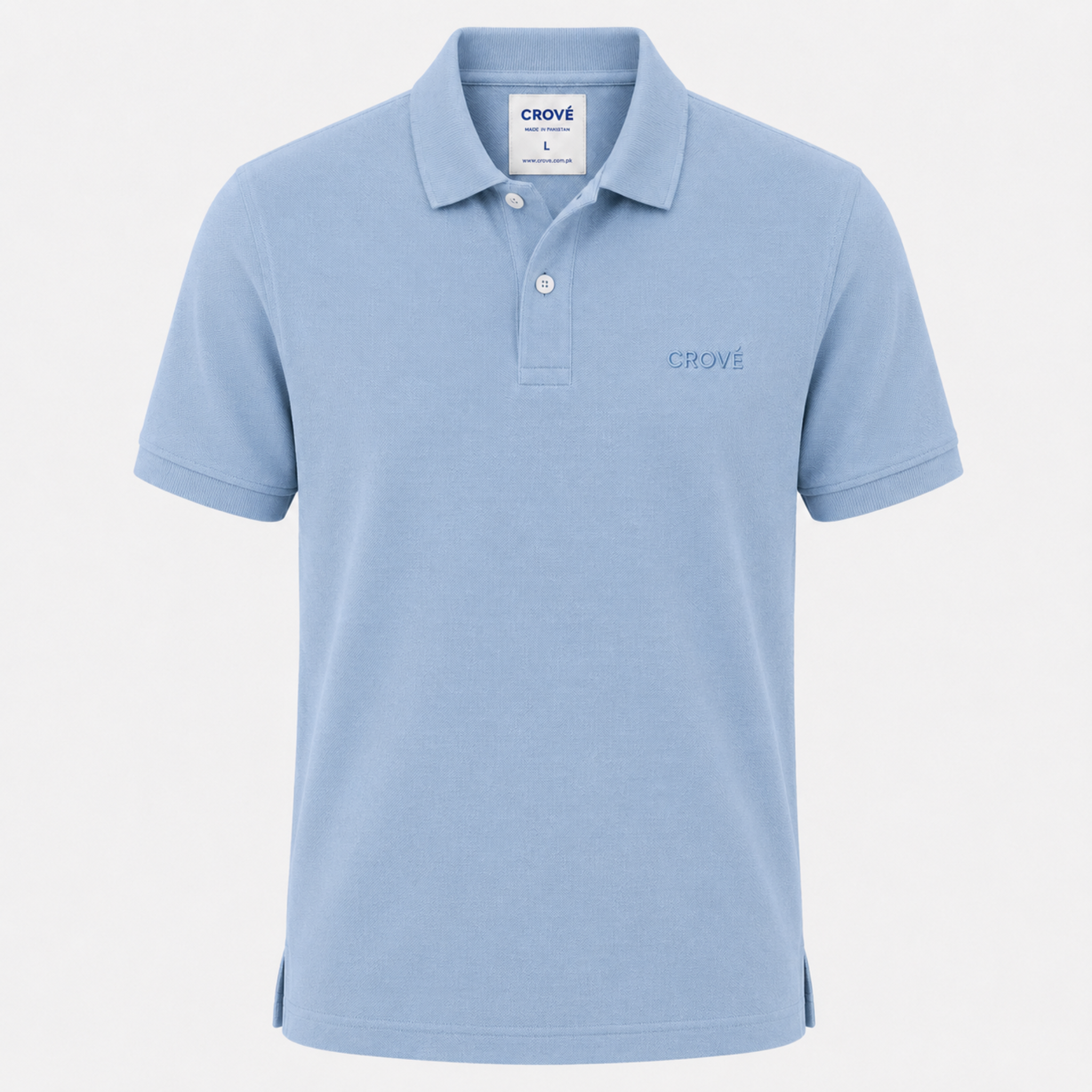 Signature Polo - Dusty Blue