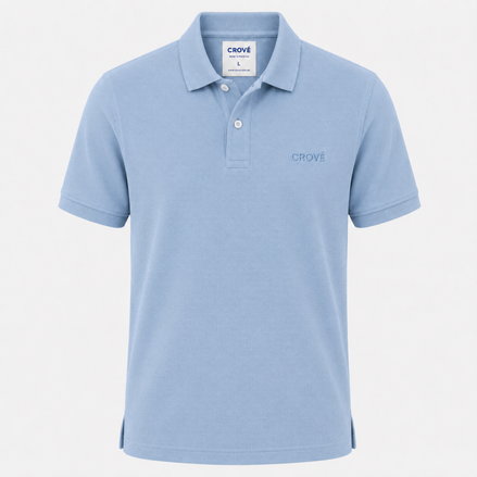 Signature Polo - Dusty Blue
