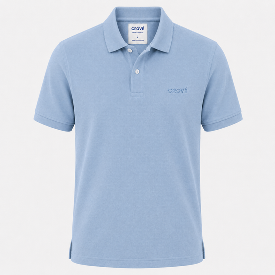 Signature Polo - Dusty Blue