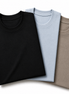 Pack of 3 Essential Black/Icy Blue/Stone Beige