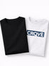 Statement Essential Pack of 2 White/Black