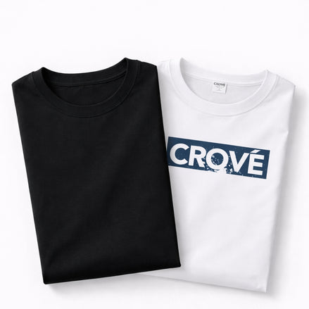 Statement Essential Pack of 2 White/Black